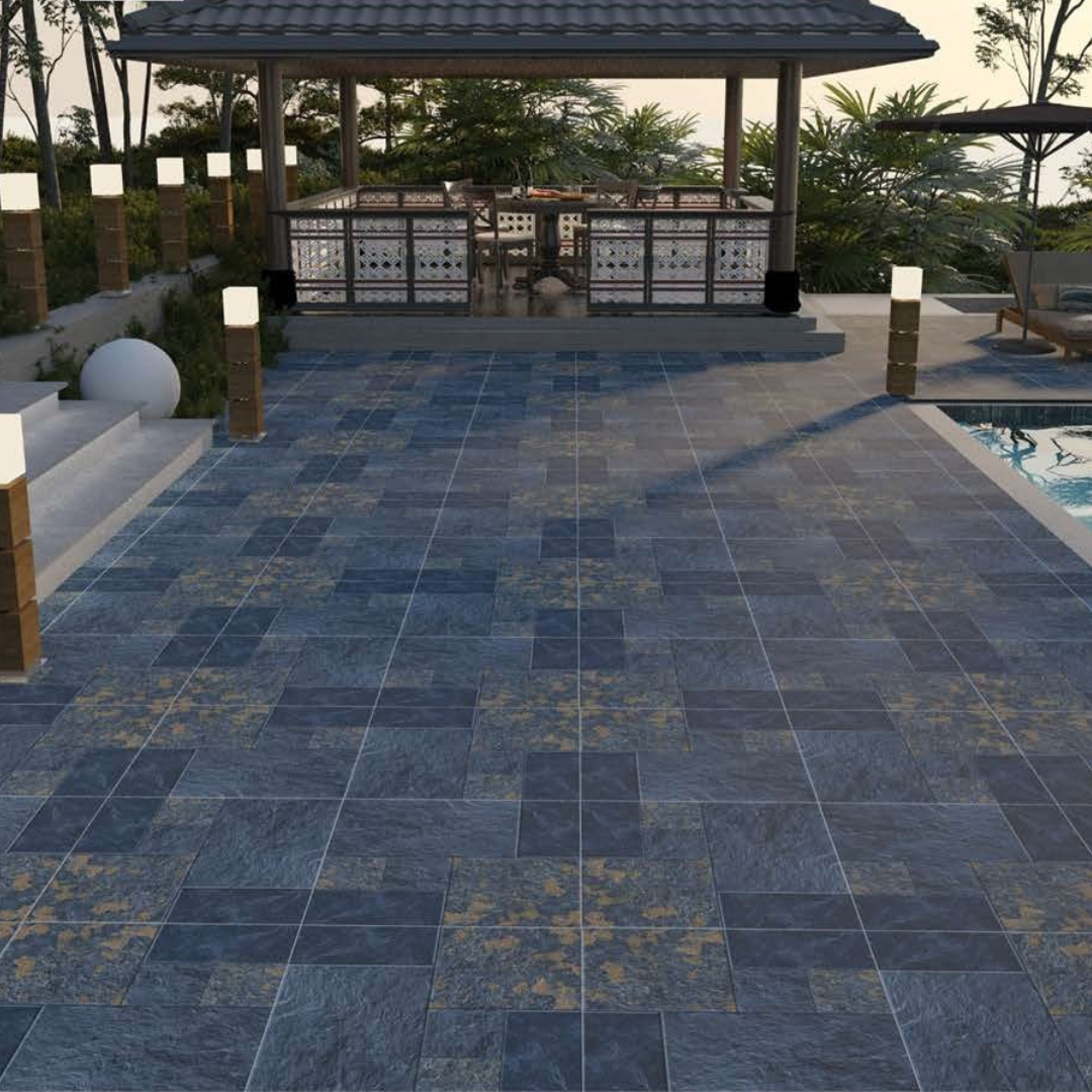 Rustic Metal Blue