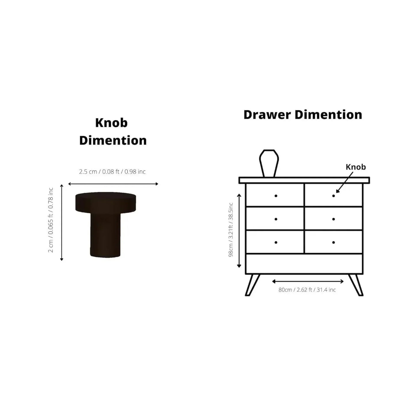 Regal Solid Brass Knobs – Minimal Luxury Design