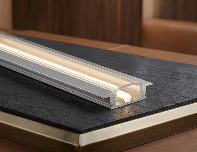 17MM Heavy Concealed / Surface Clear Diffuser Aluminium Profile