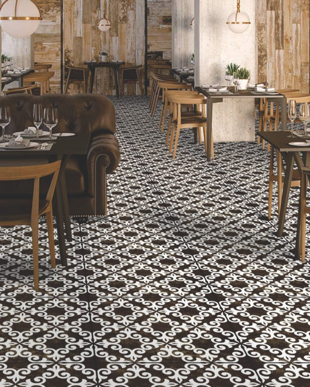 Traditional Damask Scroll