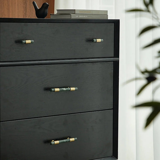 Karish Marble & Brass Handles Brushed Finish