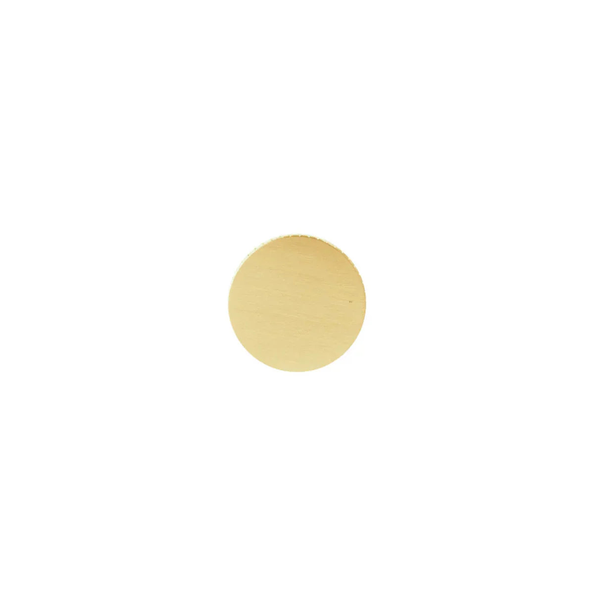 Linear Knurled Brass Cabinet Knob