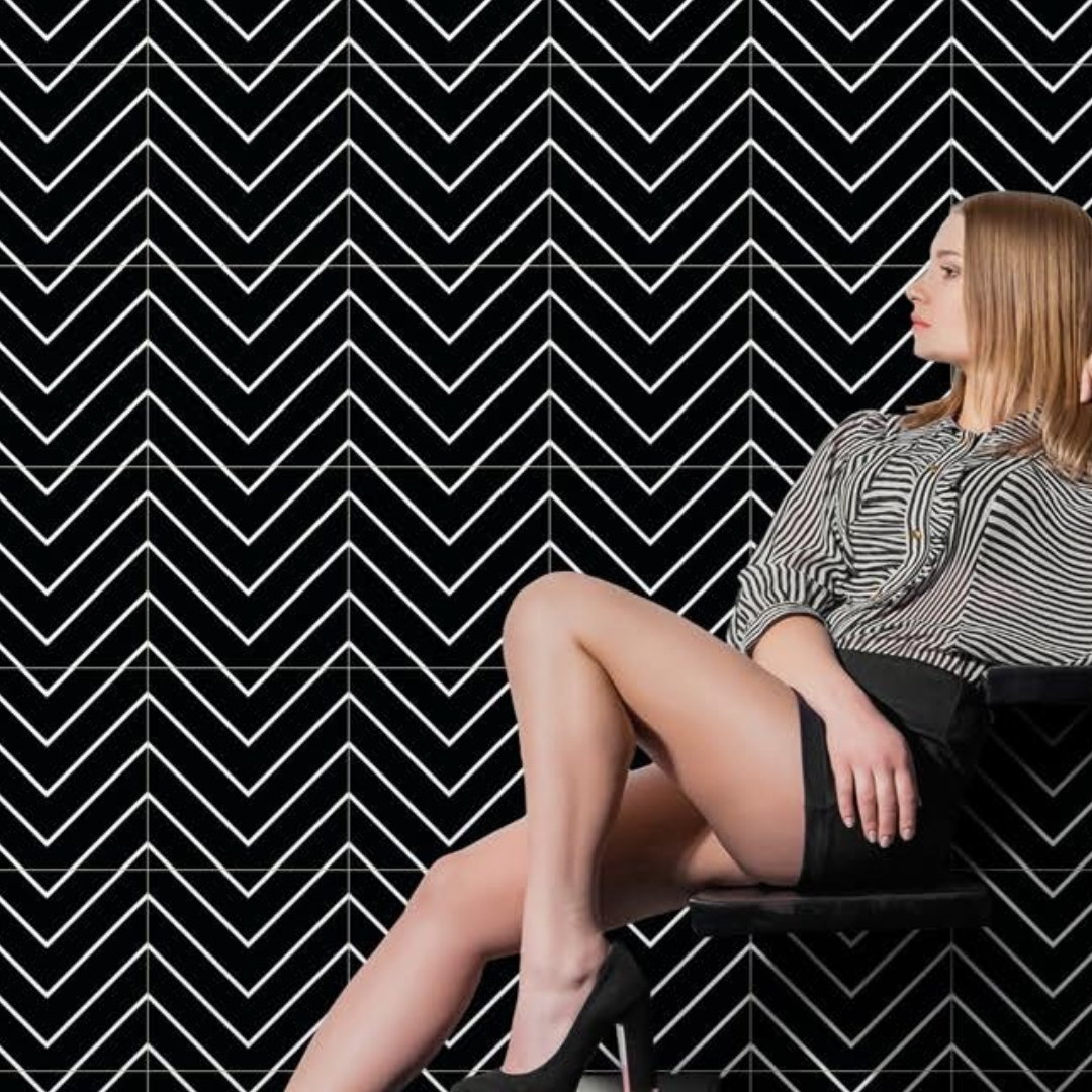 Lines Down Black