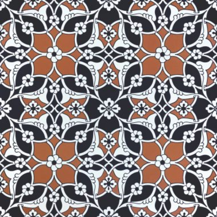 Ottoman Terracotta Arabesque