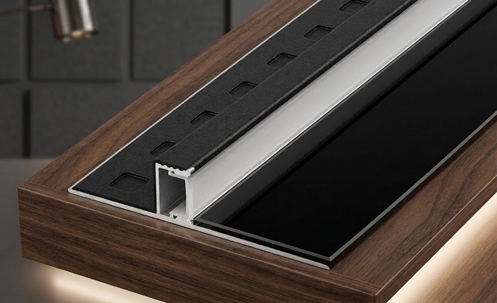 Base 0260 LED Aluminium Skirting Profile