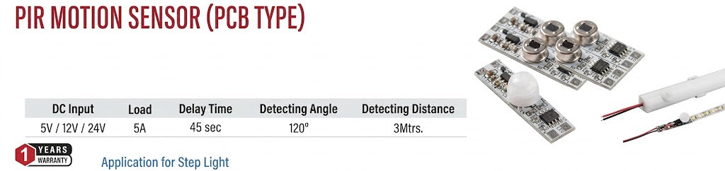 Pir Motion LED Sensor (PCB TYPE)