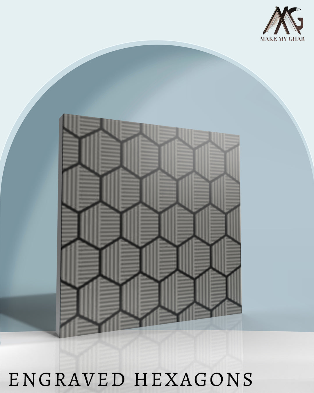 Engraved Hexagons
