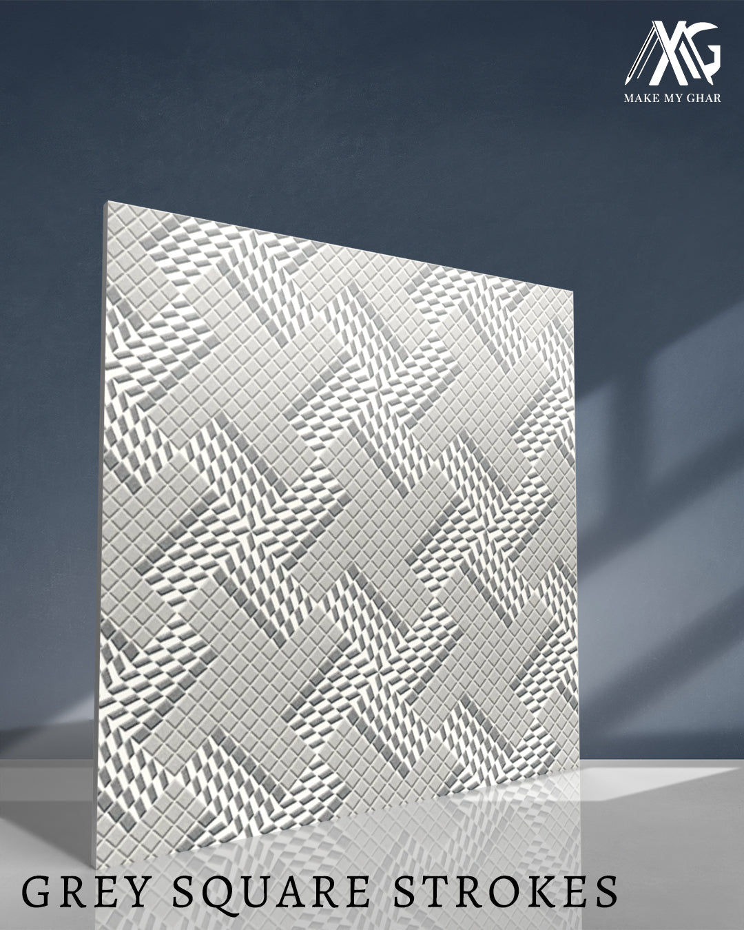 Grey Square Strokes