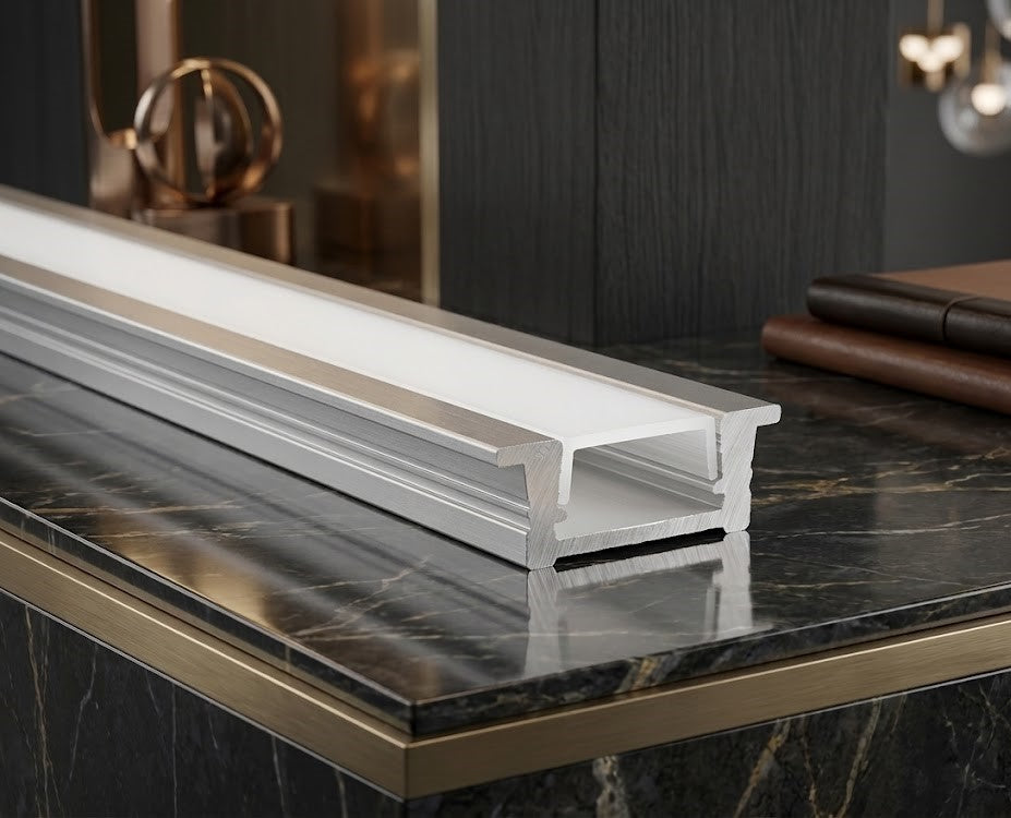 10MM LED Concealed Aluminium Profile (Low Deep)