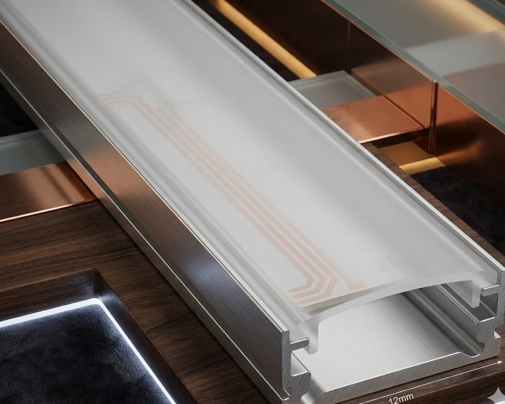 12MM LED Surface Aluminium Profile