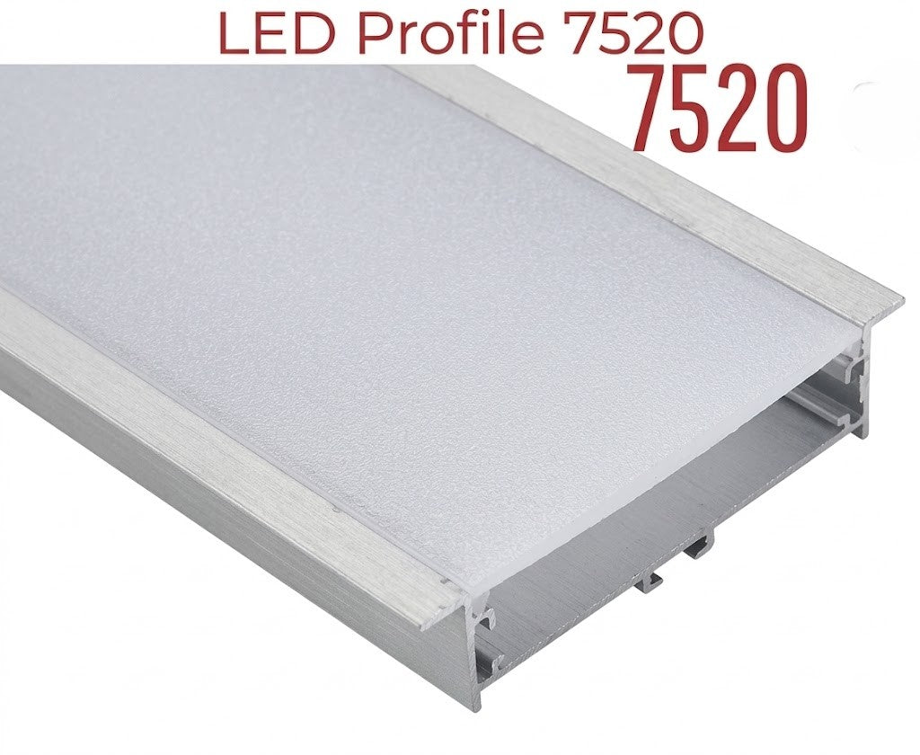 7520 Concealed LED Aluminium Profile