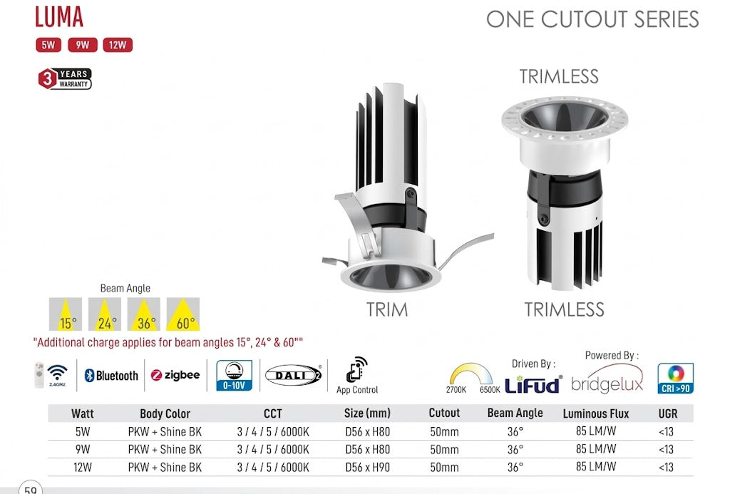 Luma LED Downlight (Trim)