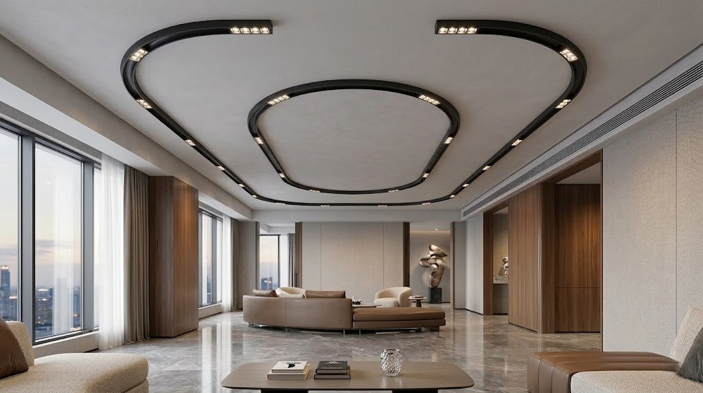 Neue Round Track Recessed Trimless