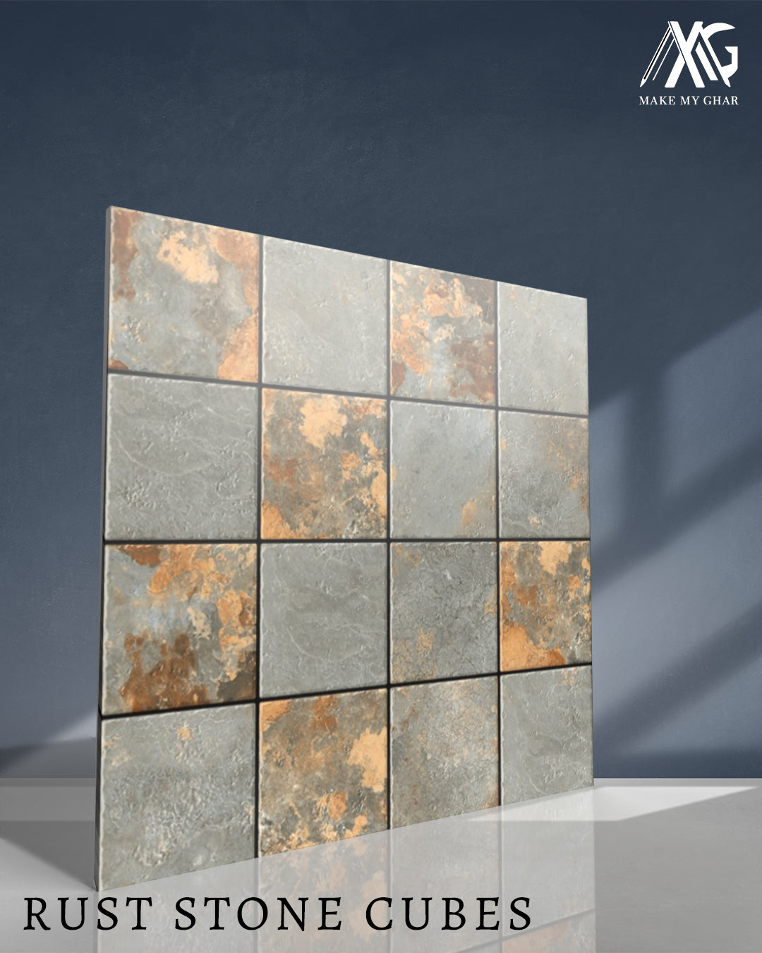 Rust Stone Cubes