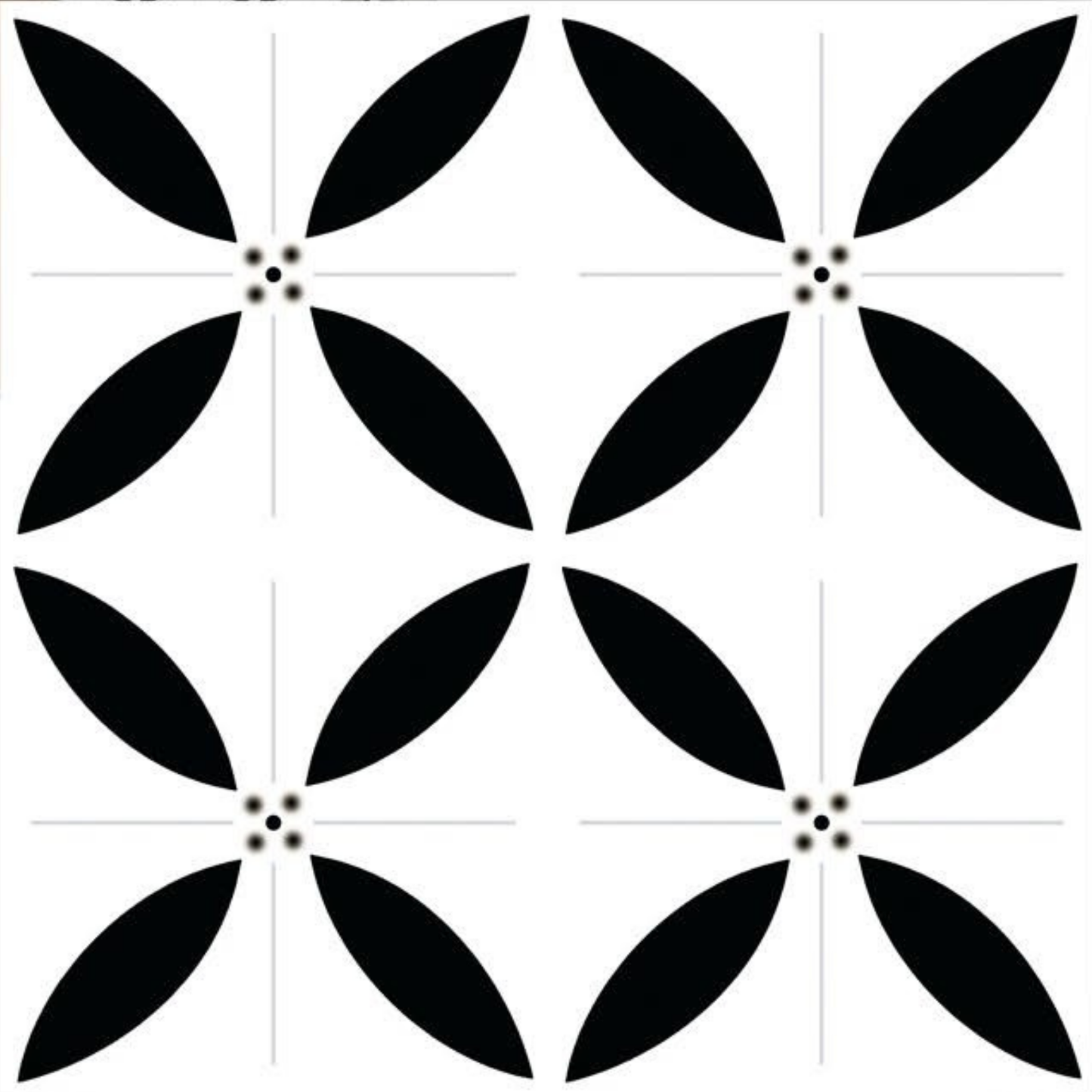 Thyme Pattern Black