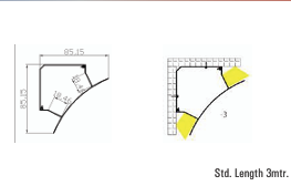 Art 8585 LED Aluminium Profile