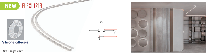 Flexi 1213 LED Aluminium Profile