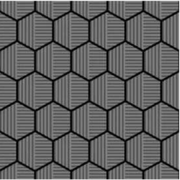 Engraved Hexagons