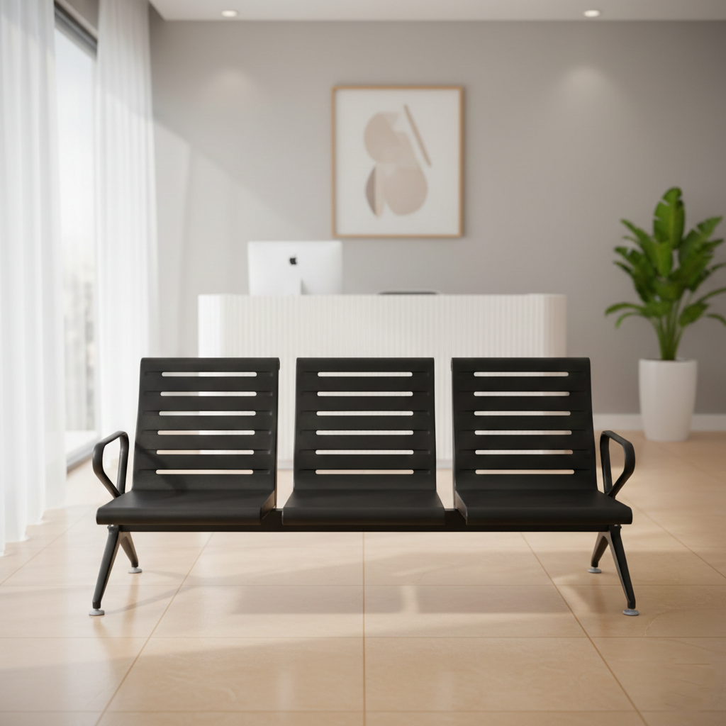 Verion 3 Seater Black&Grey Lounge Chairs
