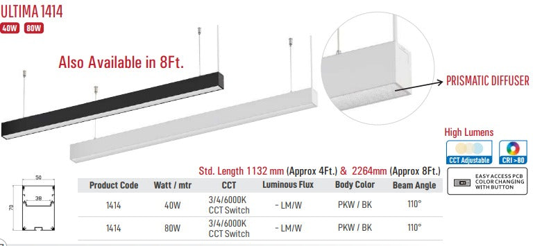 ULTIMA 1414 Linear Lighting