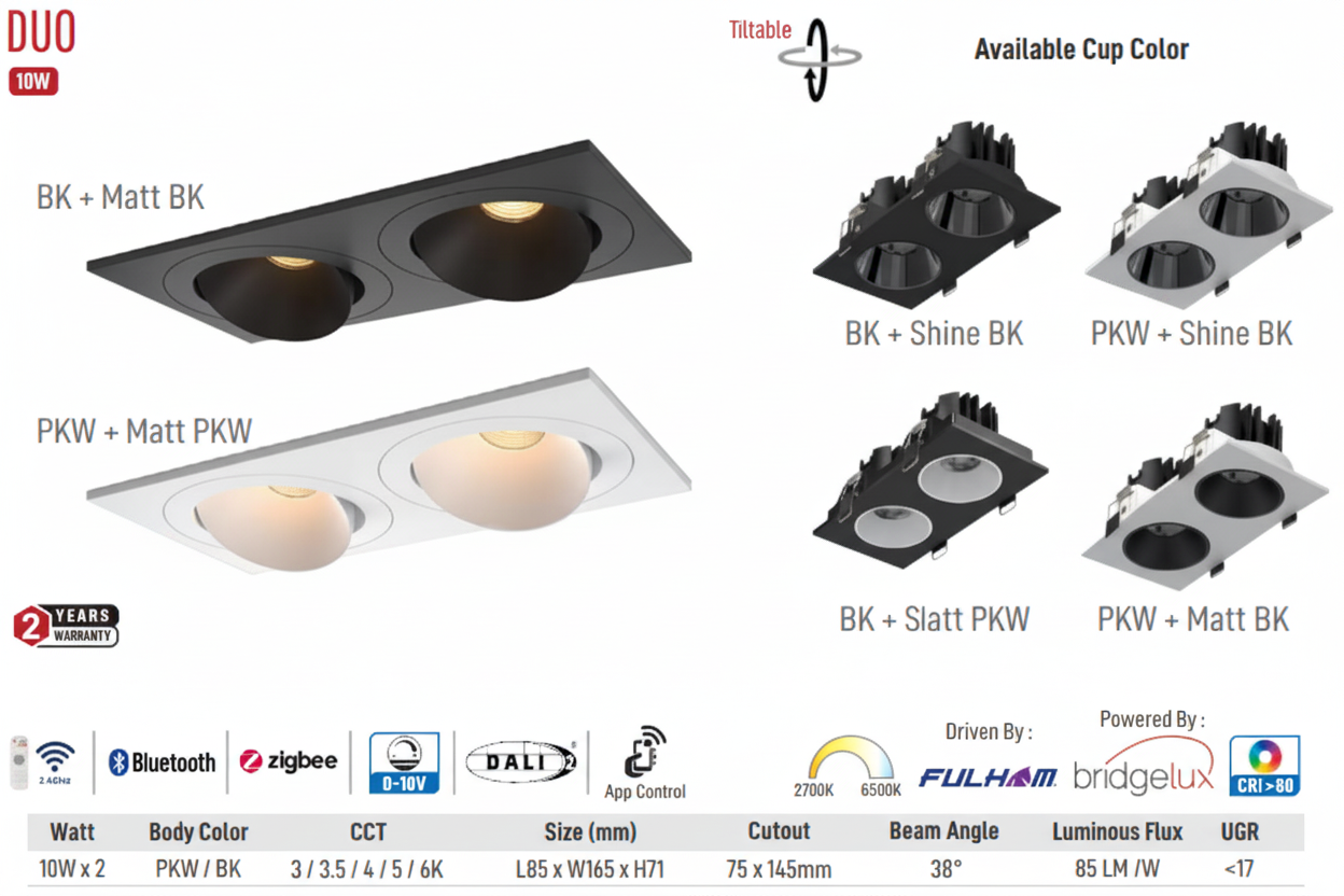 Duo LED Downlight