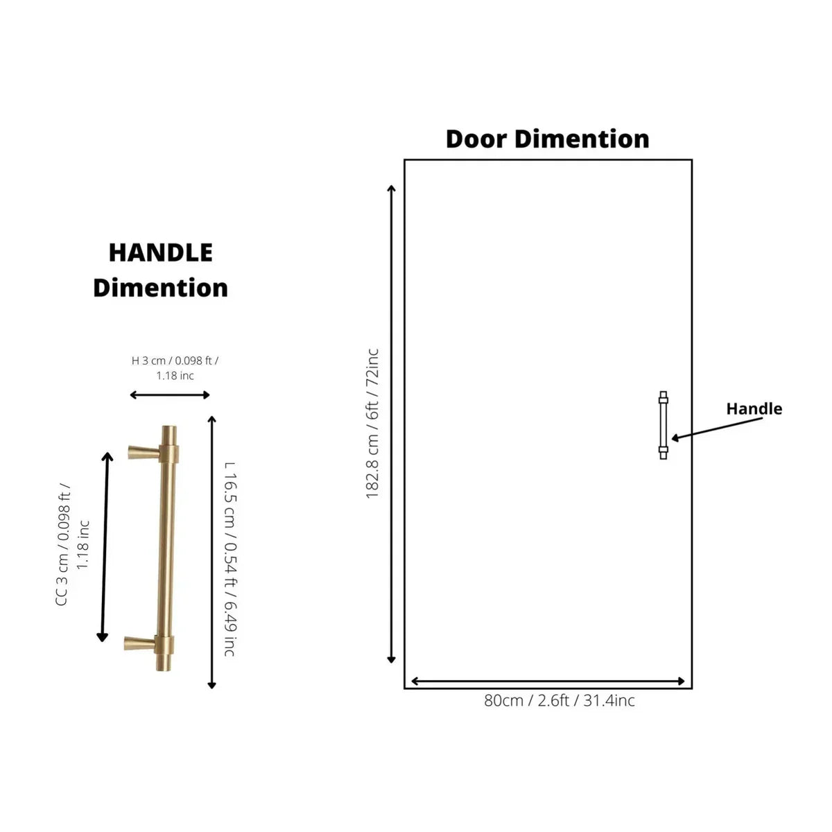 Naveena Solid Brass T-Bar Handle Collection