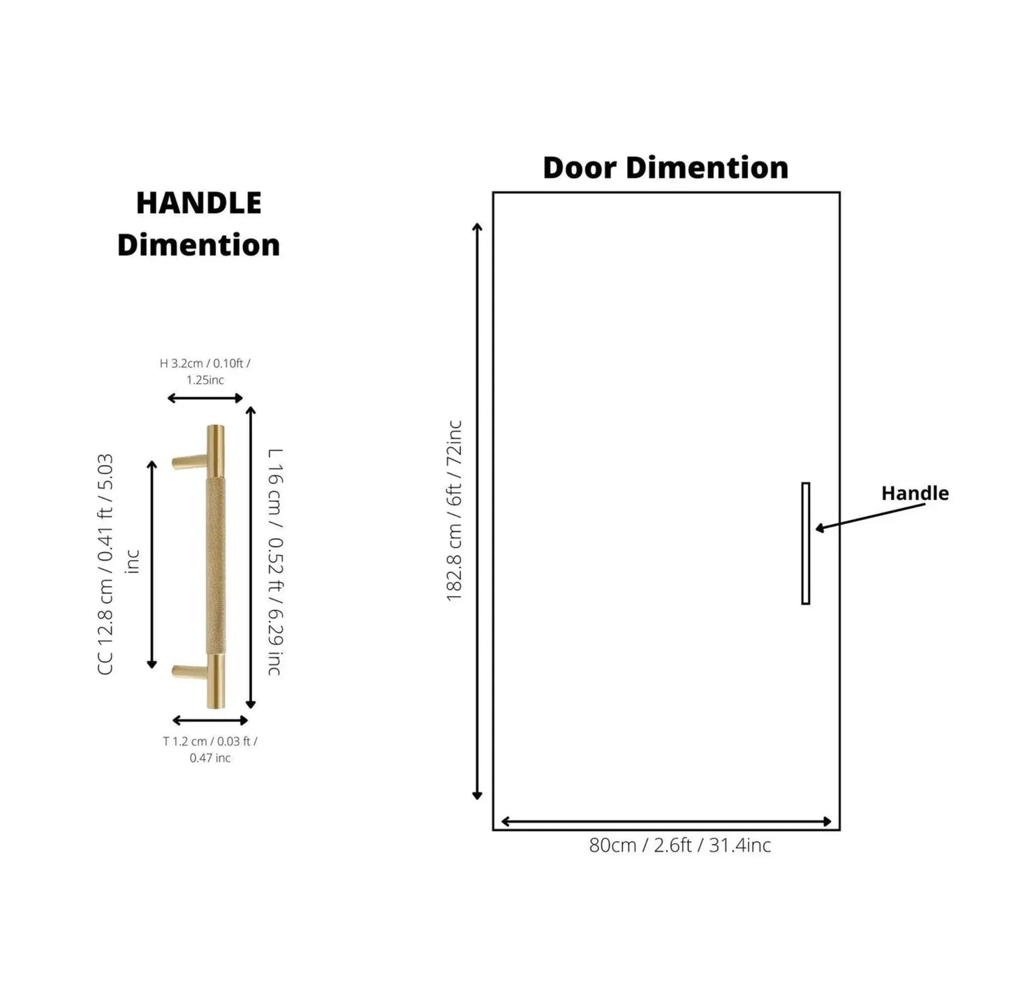 Yashvite Knurled Brass Cabinet Handle Collection