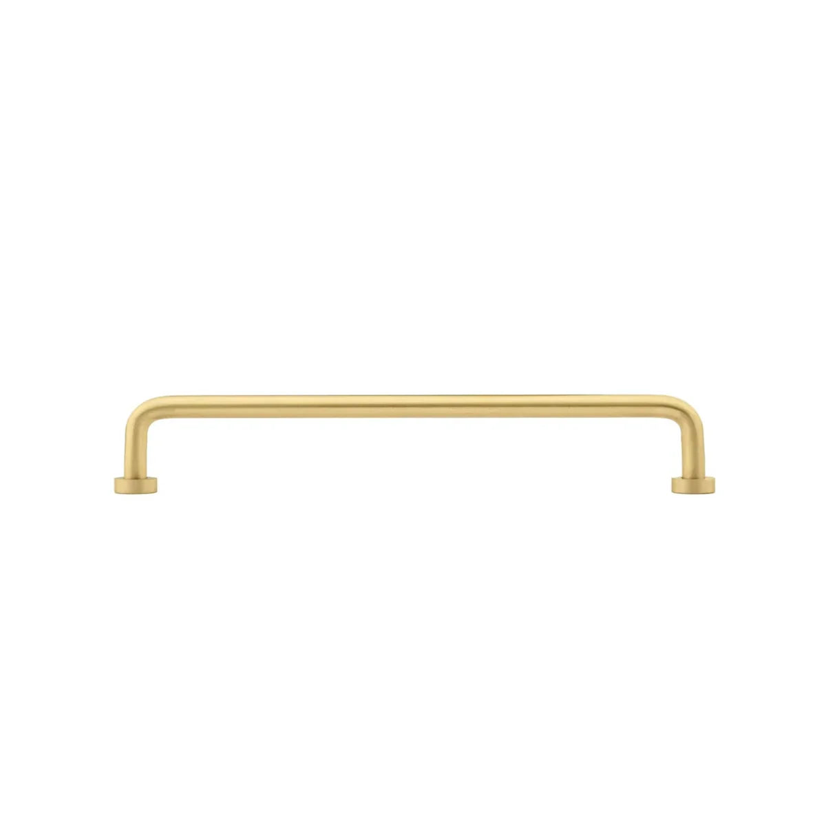 Minimalist Solid Brass Curved Handle