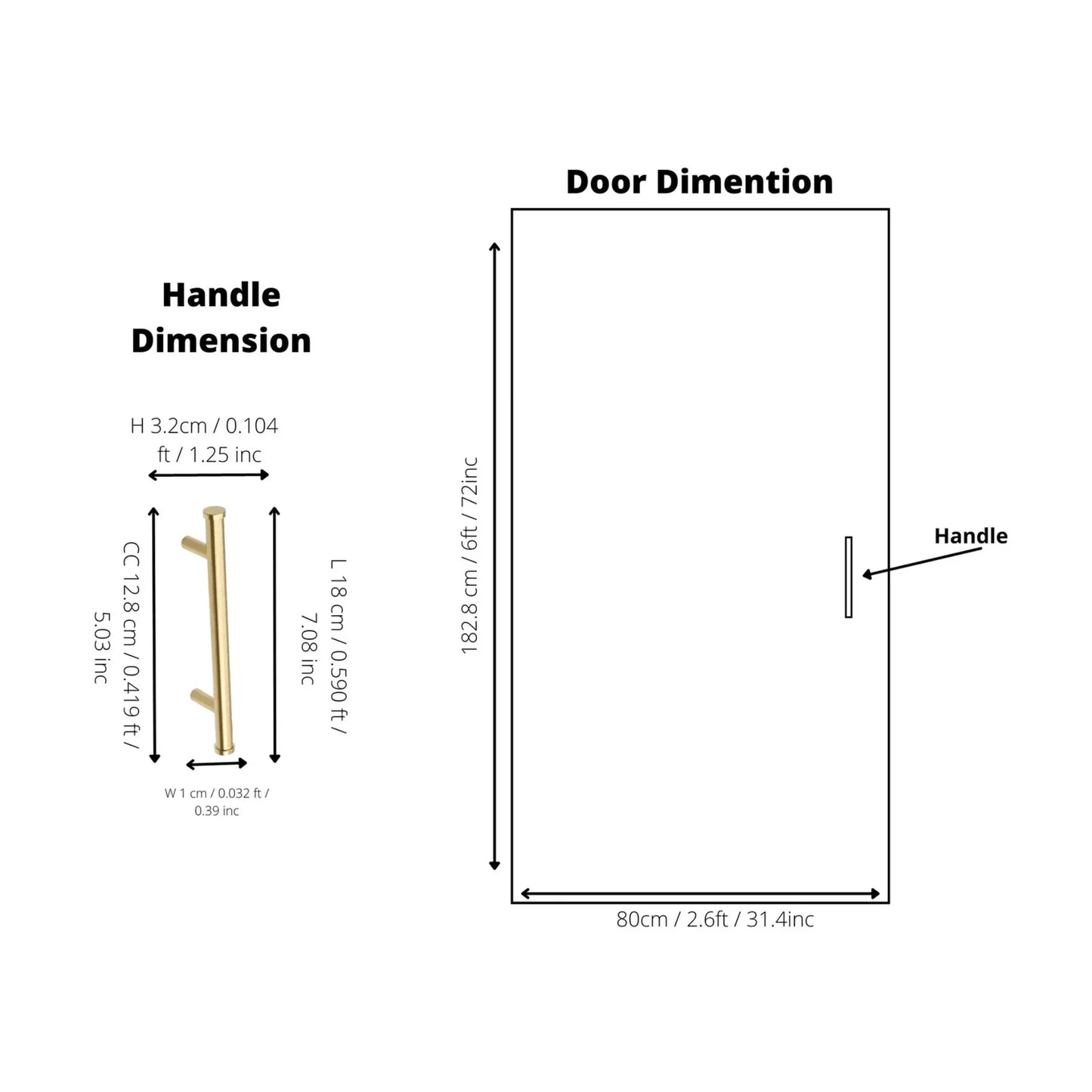 Euro Bar Solid Brass Cabinet Pull Collection