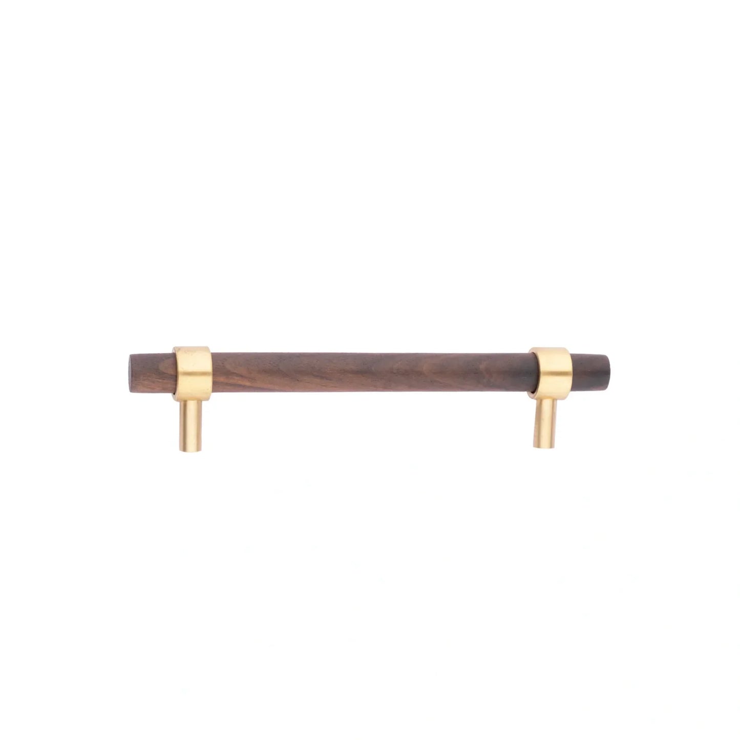Walnut & Brass T-Bar Handle Collection