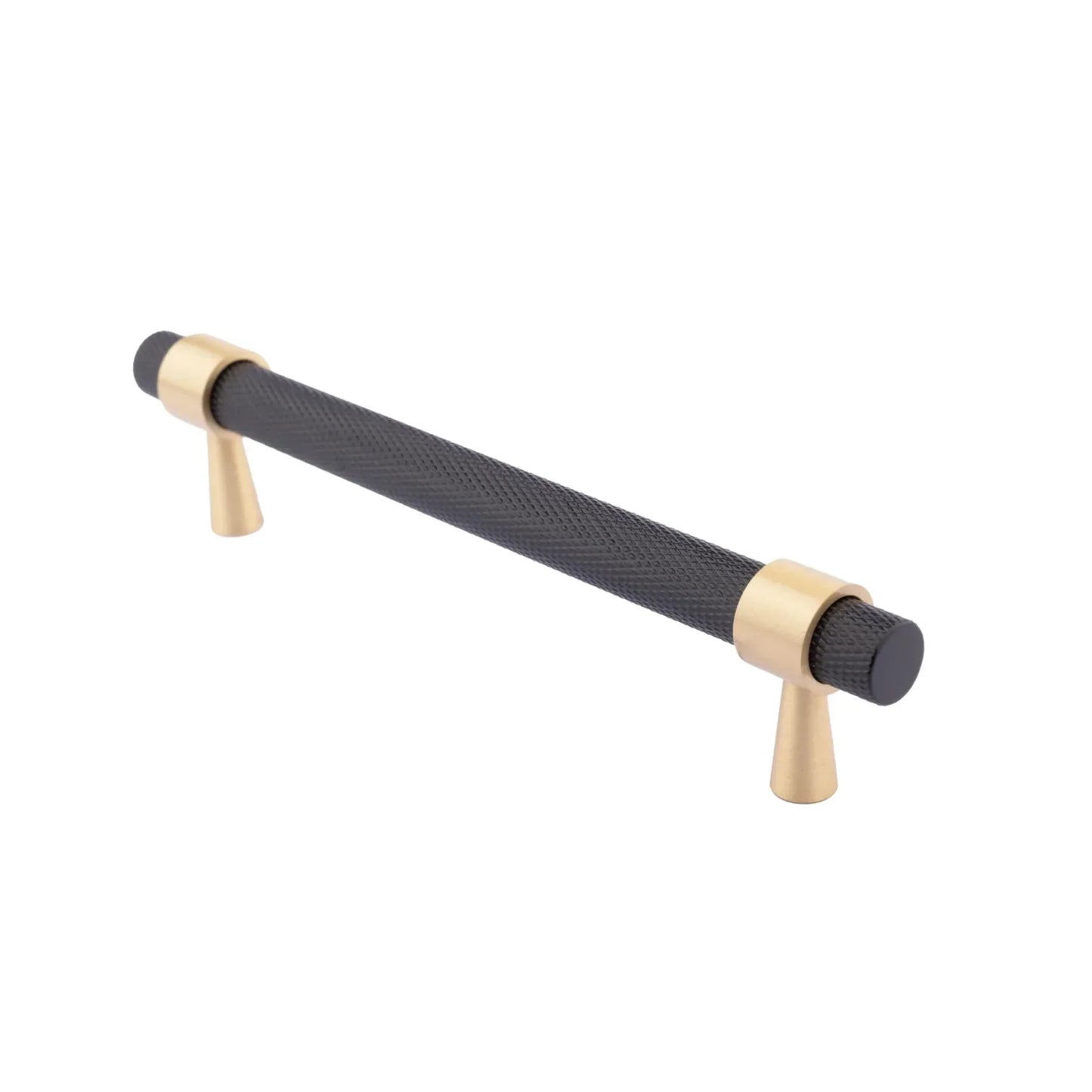 Knurled Black and Gold T-Bar Handle Collection