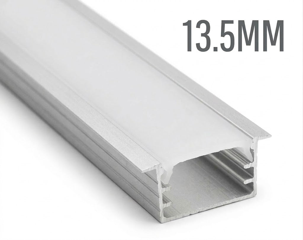 Concealed LED Aluminium Profile 13.5MM