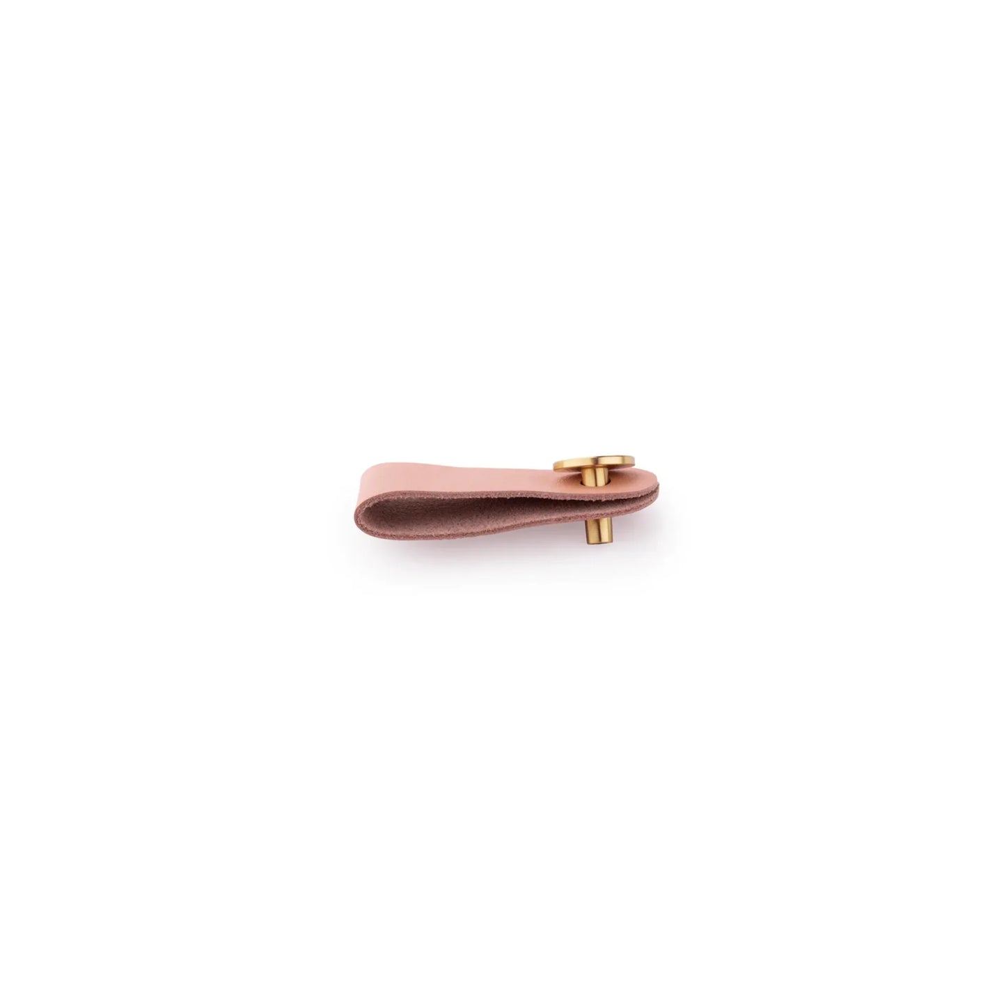 Leather & Brass Strap Cabinet Pulls