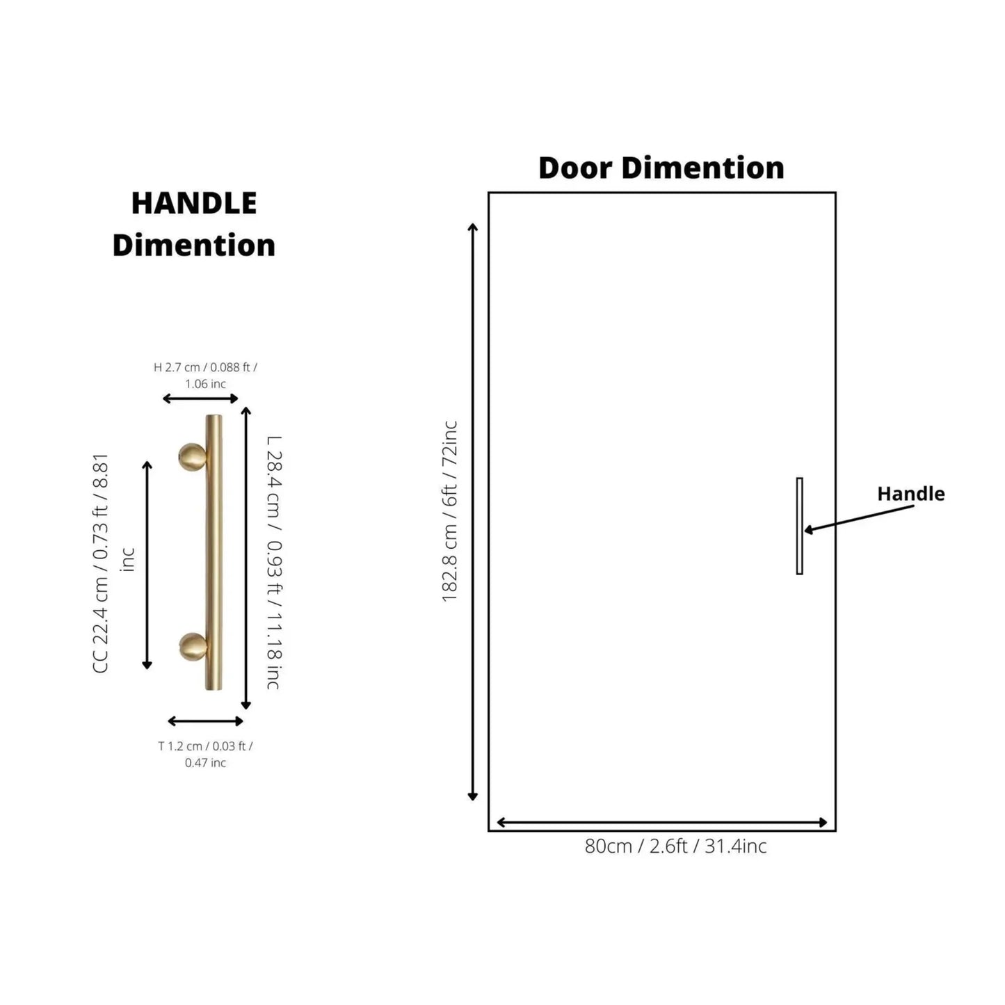 Goblet Solid Brass Cabinet Handle Collection