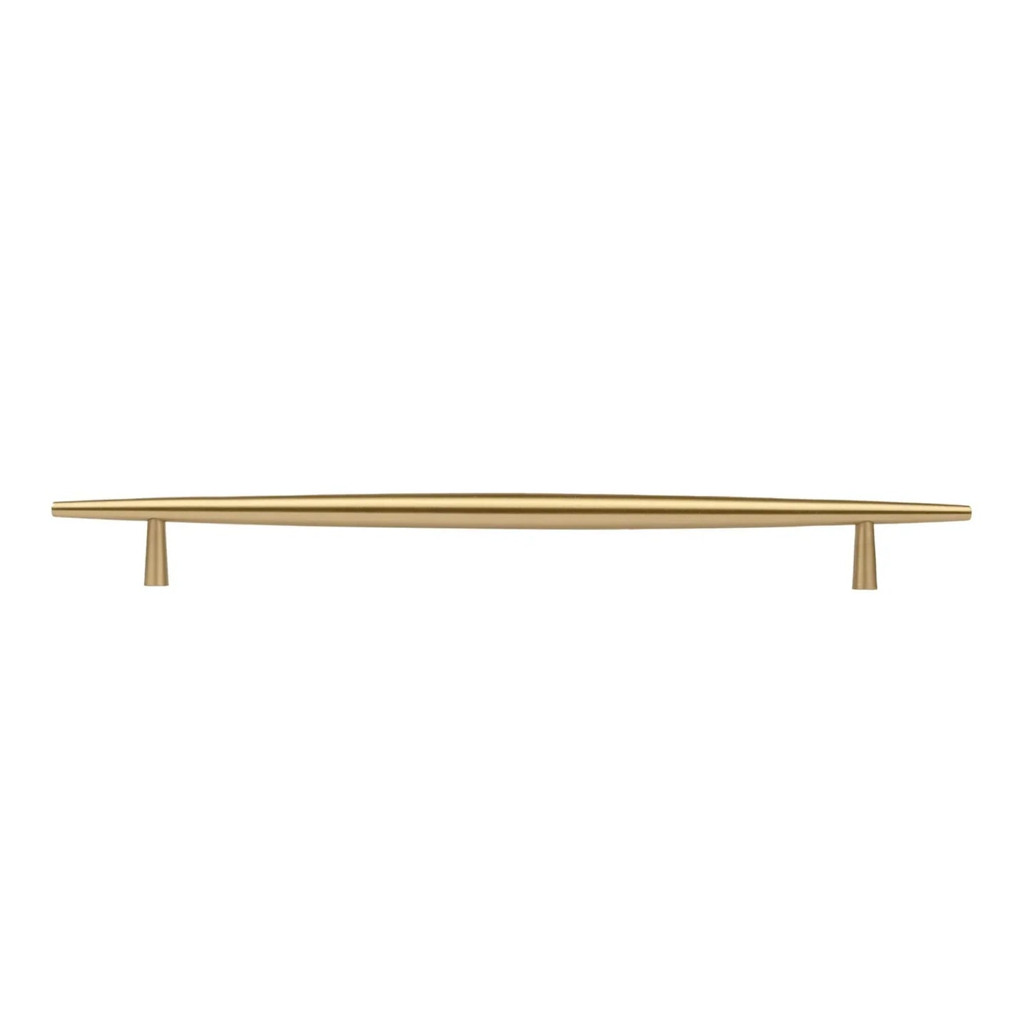 Spindle Tapered Brass Cabinet Pull