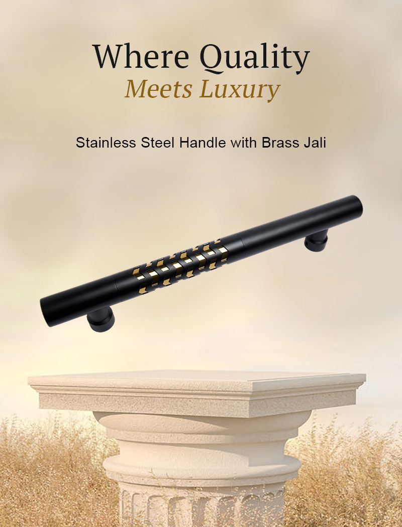 AH 4715 Brick Waves Door Handle