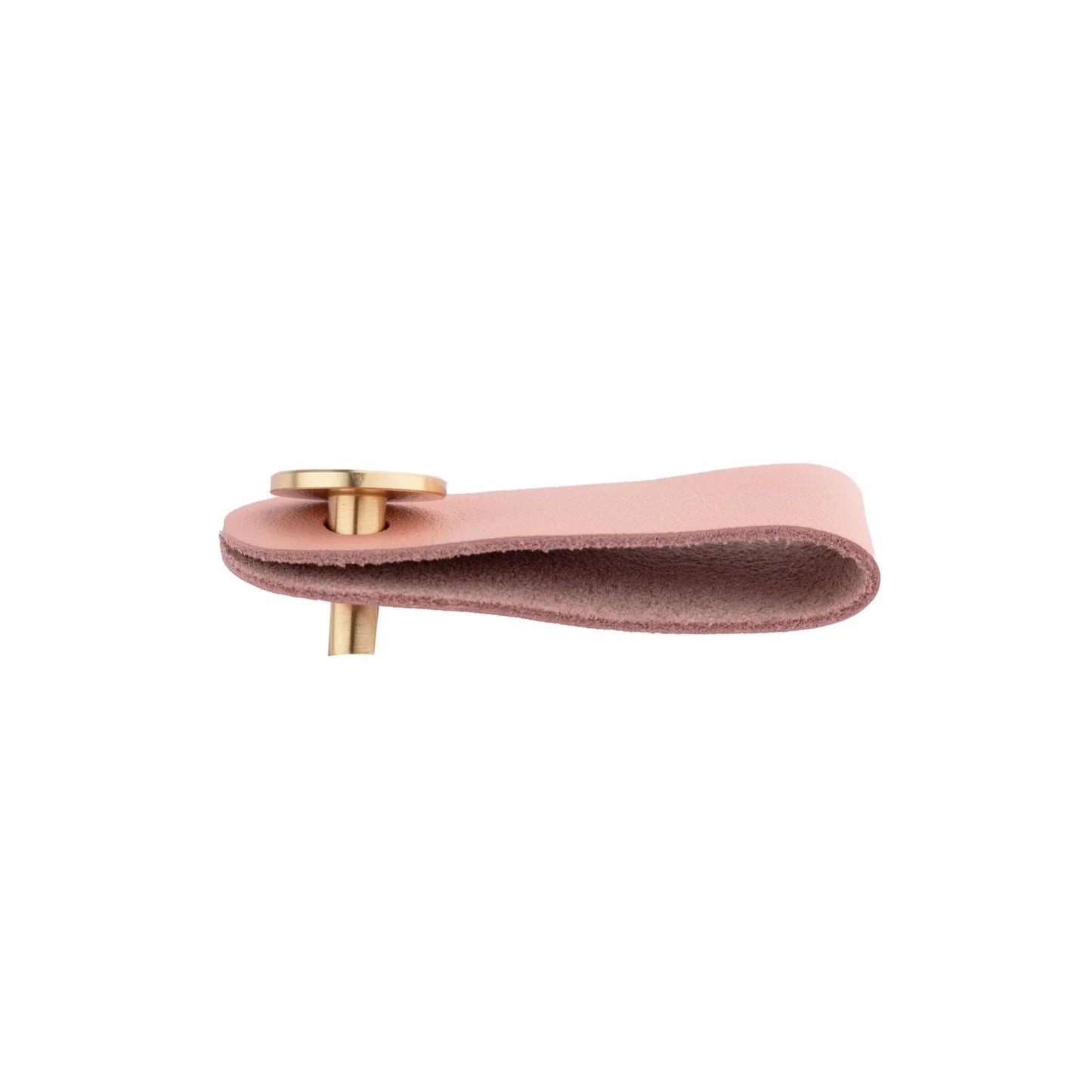 Leather & Brass Strap Cabinet Pulls