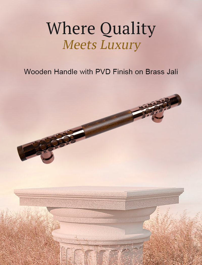 AH 4717 Door Handle Pine Wood