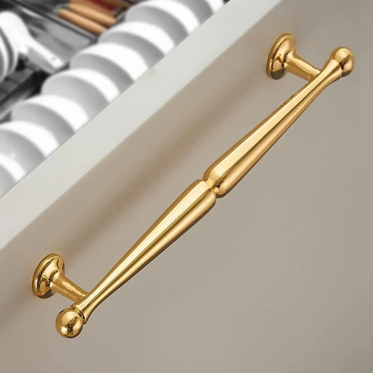 Nishilia Tapered Brass Cabinet Handle Collection