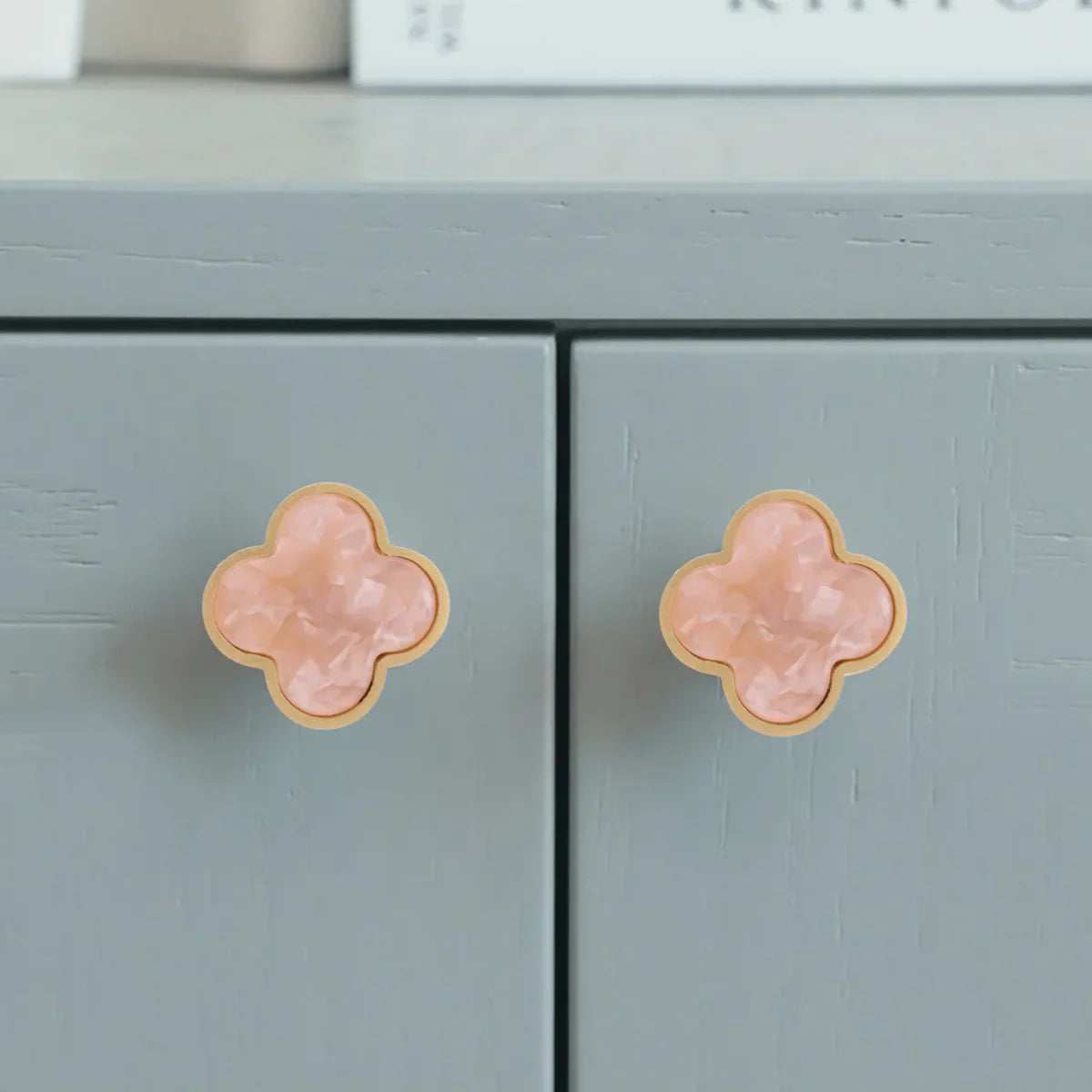 Clover Brass Cabinet Knob Collection