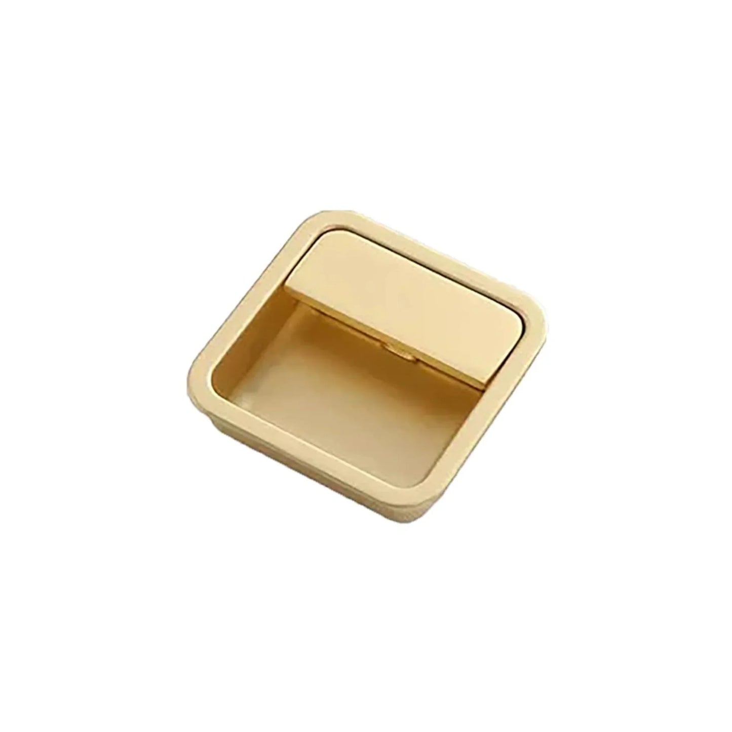 Recessed Matte Zinc Cabinet Handle Collection