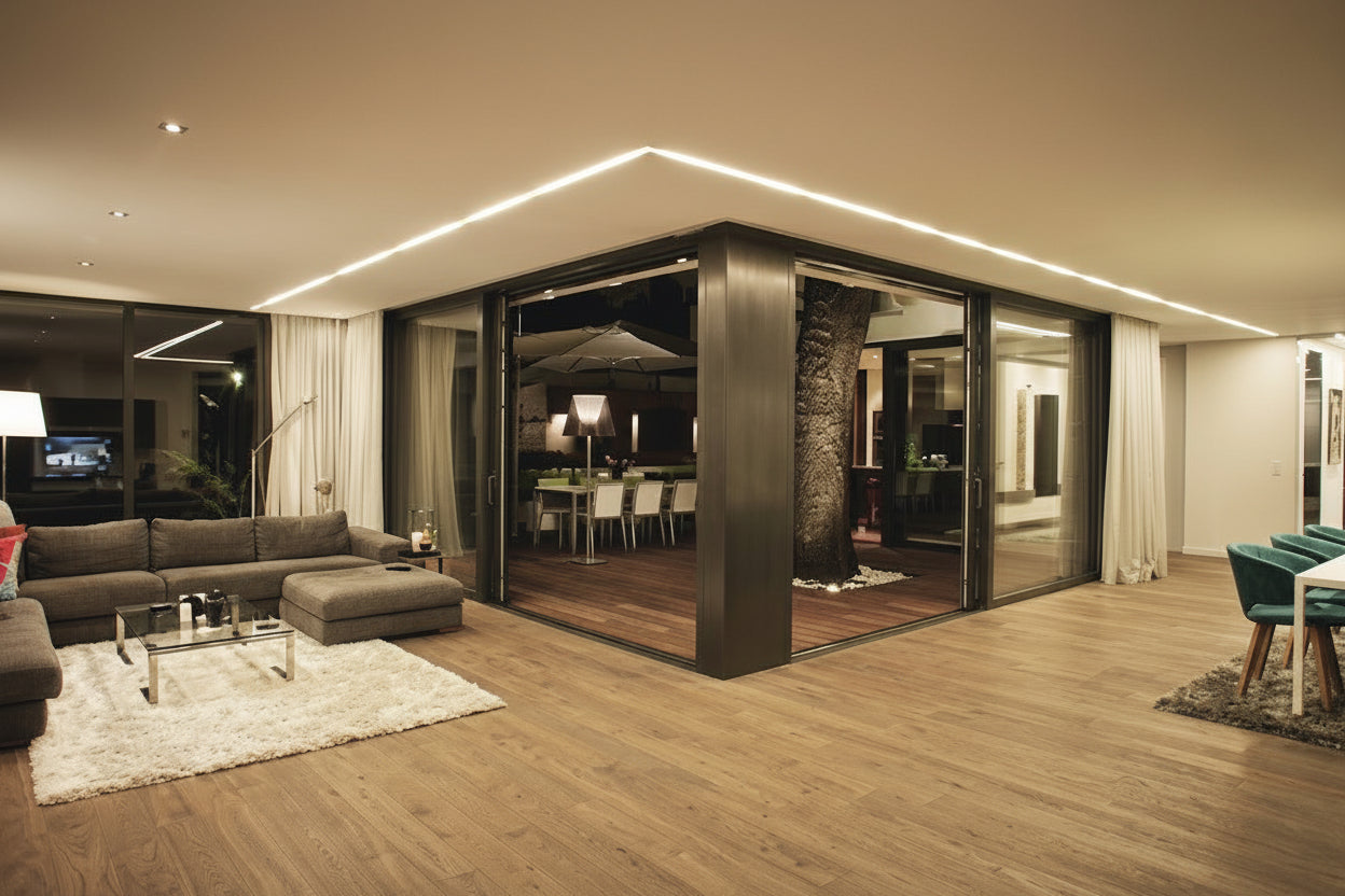 2525 LED Concealed Aluminium Profile