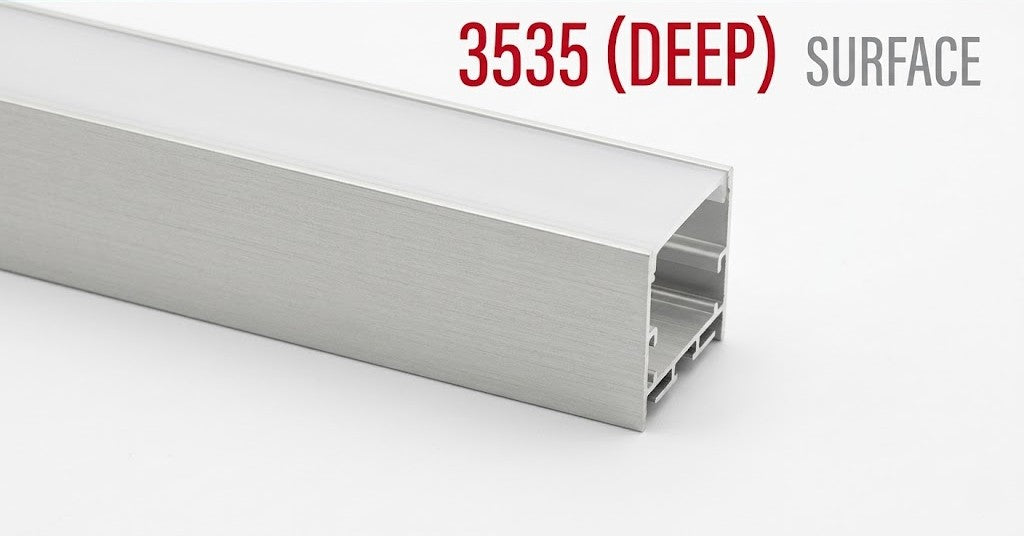 3535 (Deep) Surface LED Aluminium Profile
