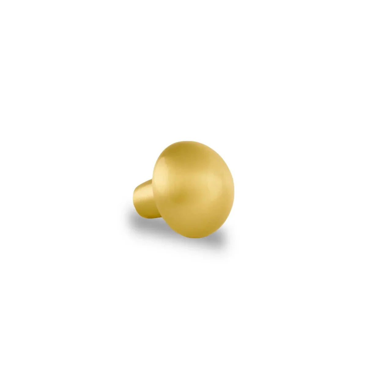 Mushroom Solid Brass Cabinet Knob