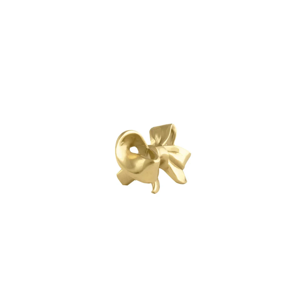 Polished Brass Bow Cabinet Knob