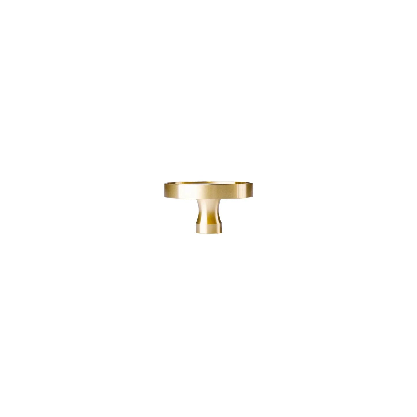 Mother of Pearl & Brass Round Cabinet Knob
