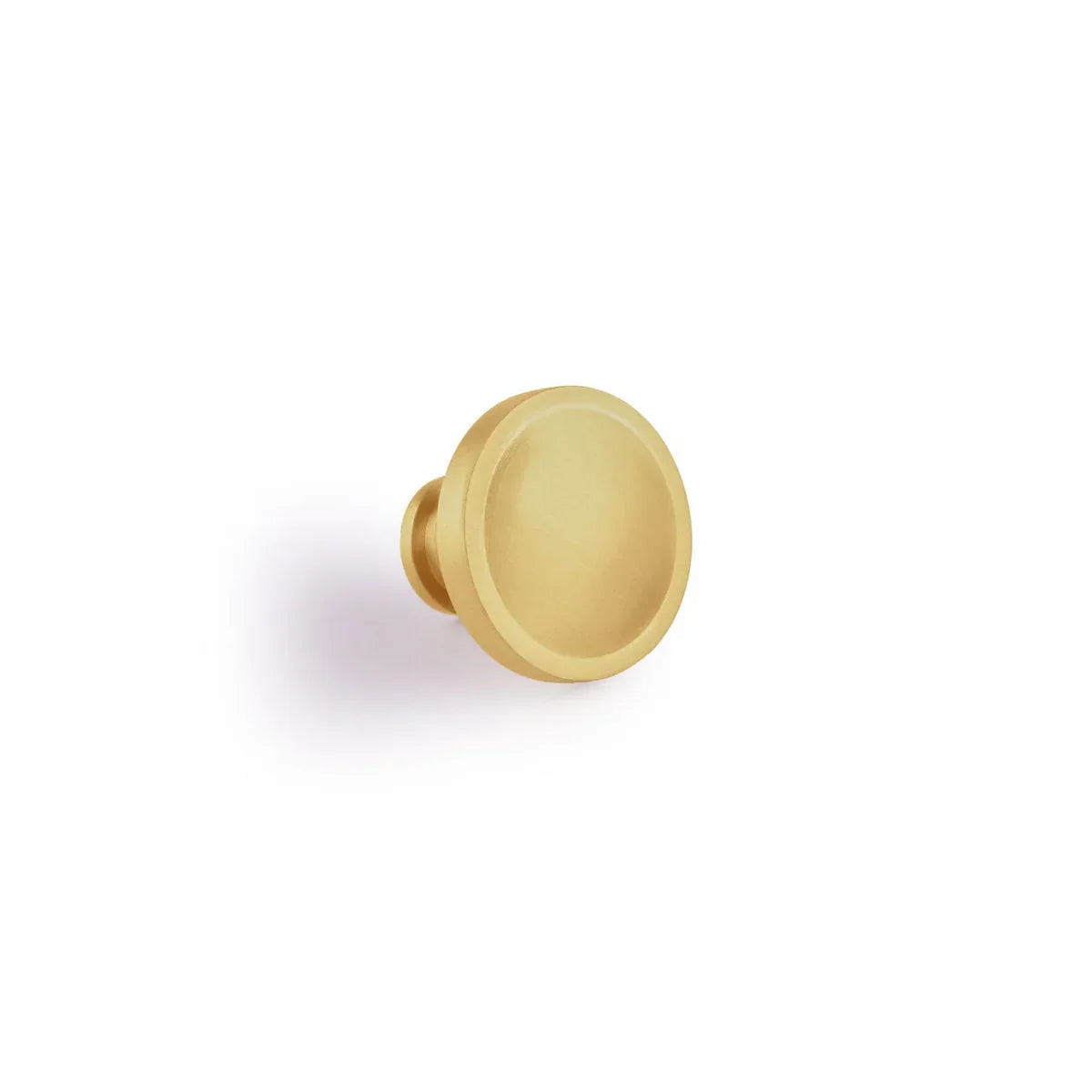 Krisha Brushed Brass Round Knob