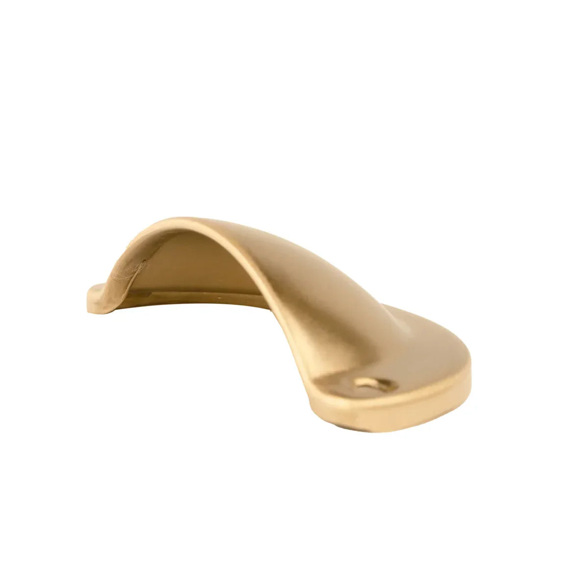 Classic Brushed Brass Shell Pull