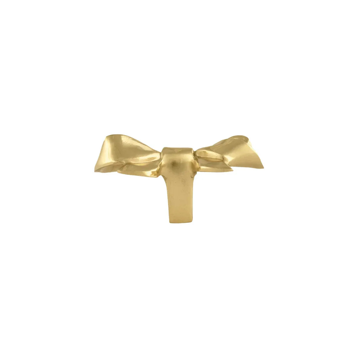 Polished Brass Bow Cabinet Knob