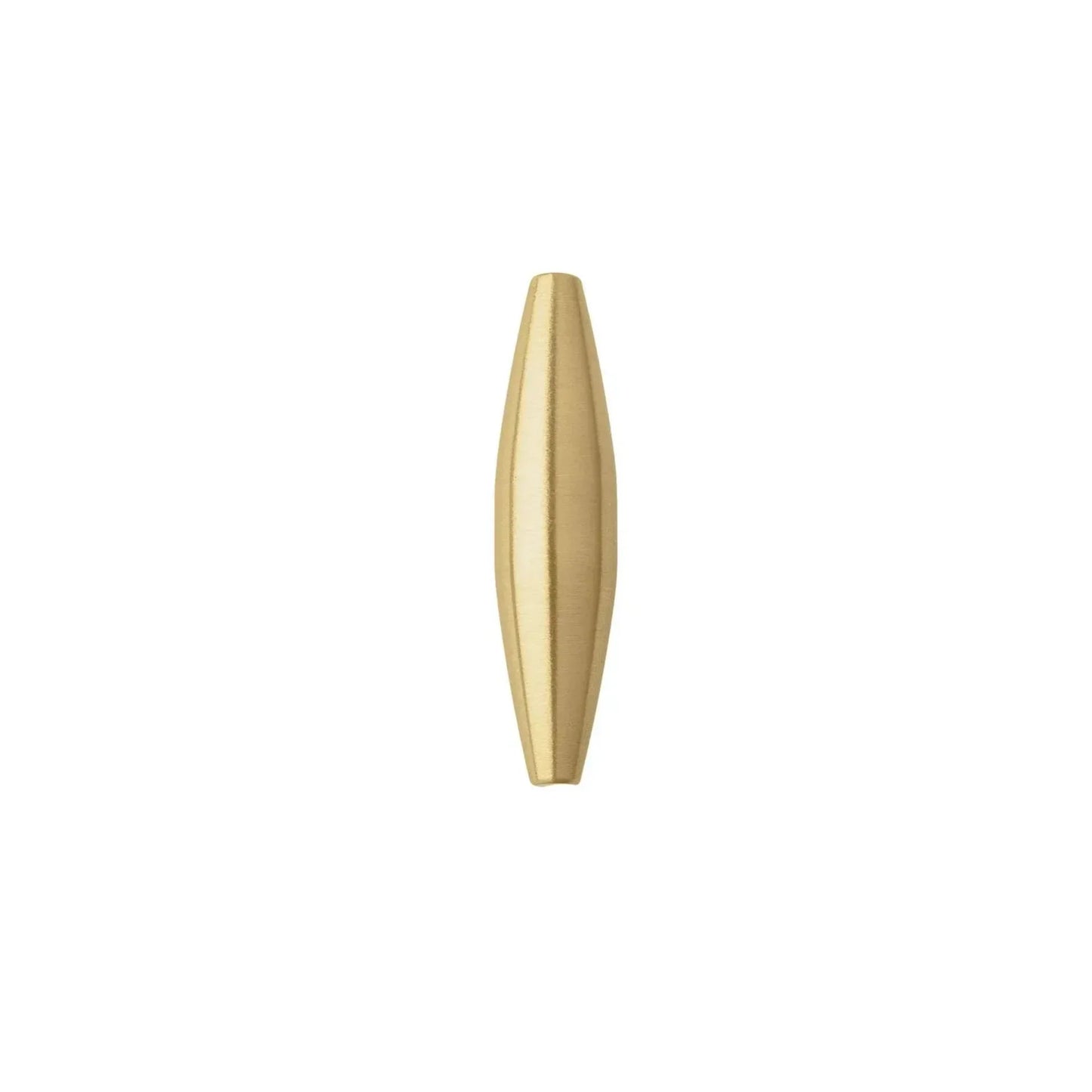 Spindle Tapered Brass Cabinet Pull